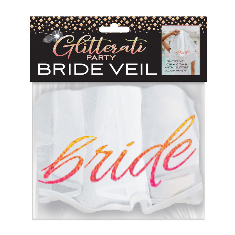 Glitterati - Bride Veil - Hens Party Novelty Veil - Hush Store Sydney 