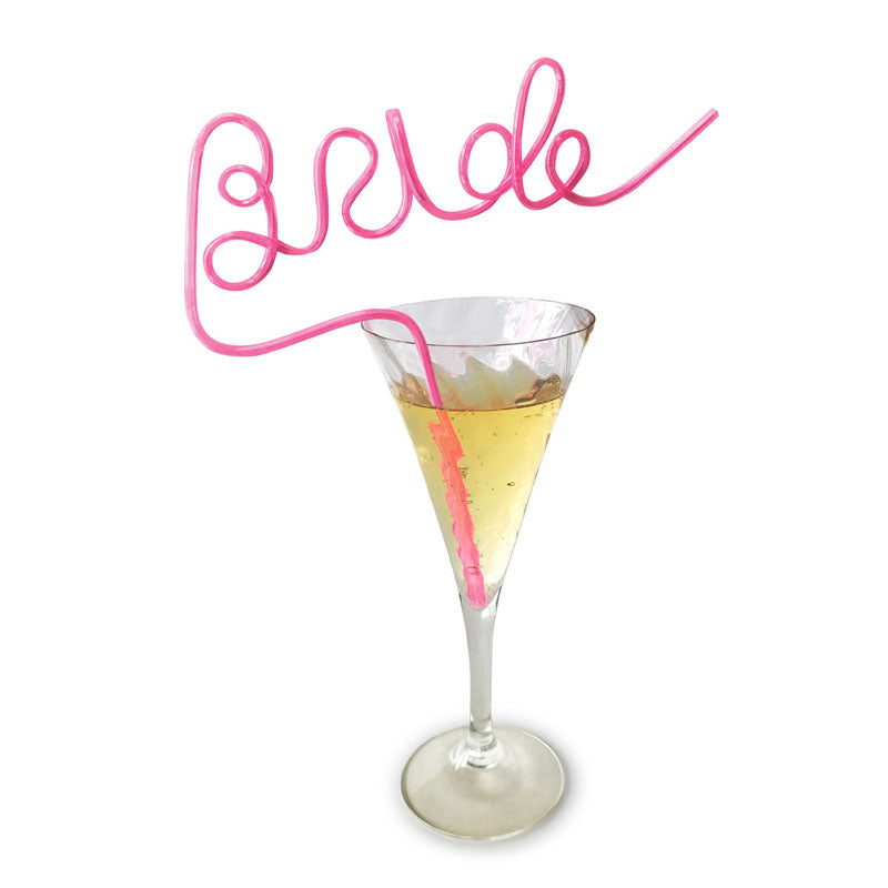 Glitterati - Bride Straw - Hens Party Novelty - Hush Store Sydney 