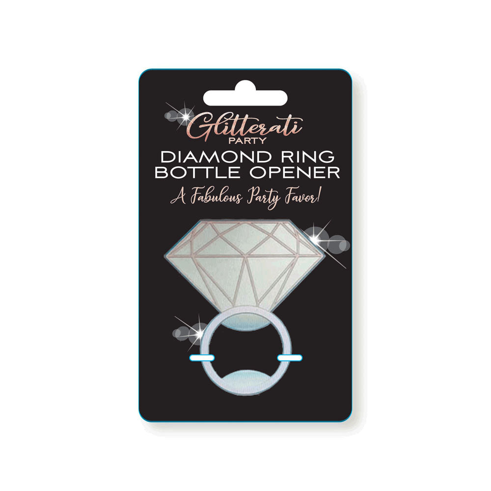 Glitterati Diamond Ring Bottle Opener - Novelty Bottle Opener