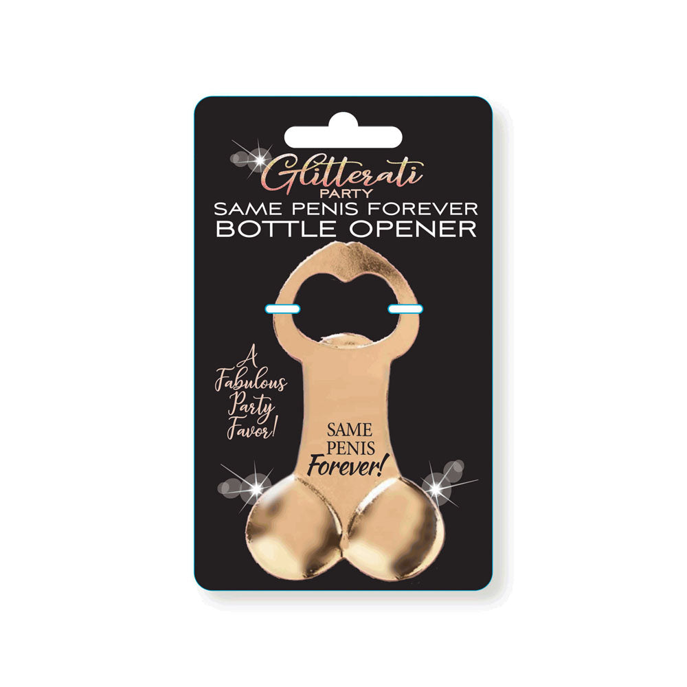 Glitterati Same Penis Forever Bottle Opener - Novelty Bottle Opener - Hush Store Sydney 