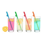 Super Fun Penis Party Straws - Coloured - Multi Coloured Dicky Straws - 8 Pack - Hush Store Sydney 