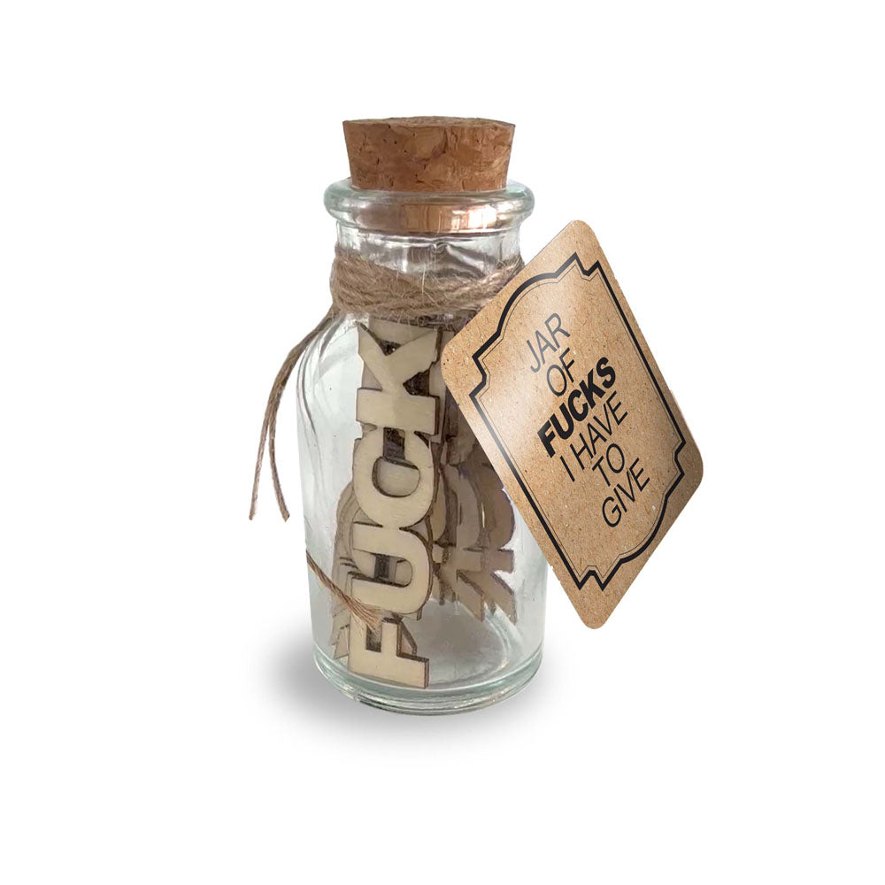 Jar Of Fucks I Have To Give - Novelty Gift - 15 Pack - Hush Store Sydney 