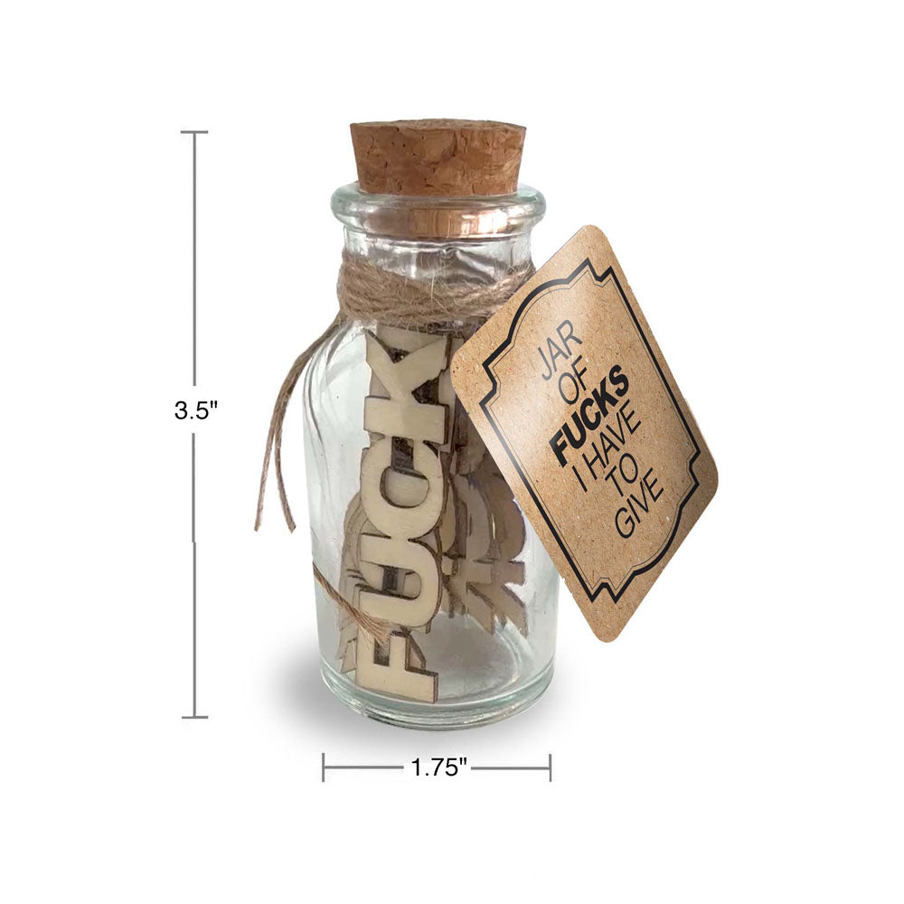 Jar Of Fucks I Have To Give - Novelty Gift - 15 Pack - Hush Store Sydney 