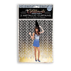 Glitterati - Penis Party Disco Metallic Curtains - Party Doorway Decoration - Set of 2 - Hush Store Sydney 