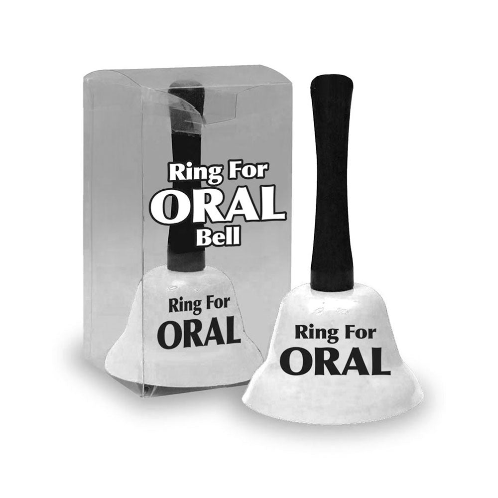 Ring For Oral Bell - White Novelty Bell - Hush Store Sydney 