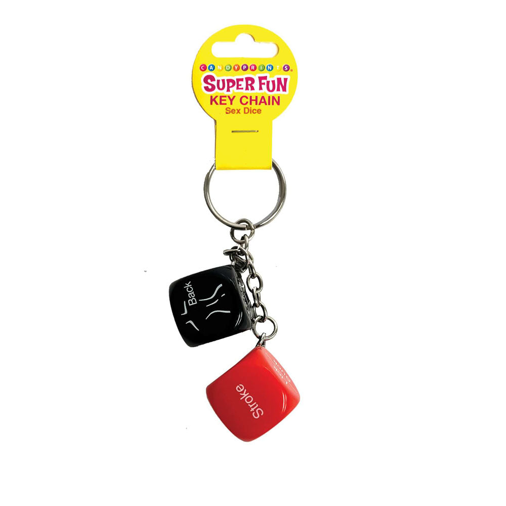 Super Fun Key Chain - Sex Dice - Erotic Dice Novelty Keychain - Hush Store Sydney 