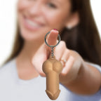 Super Fun Key Chain - Squishy Penis - Novelty Keychain - Hush Store Sydney 