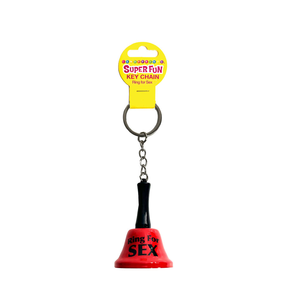 Super Fun Key Chain - Ring For Sex - Novelty Bell Keychain - Hush Store Sydney 