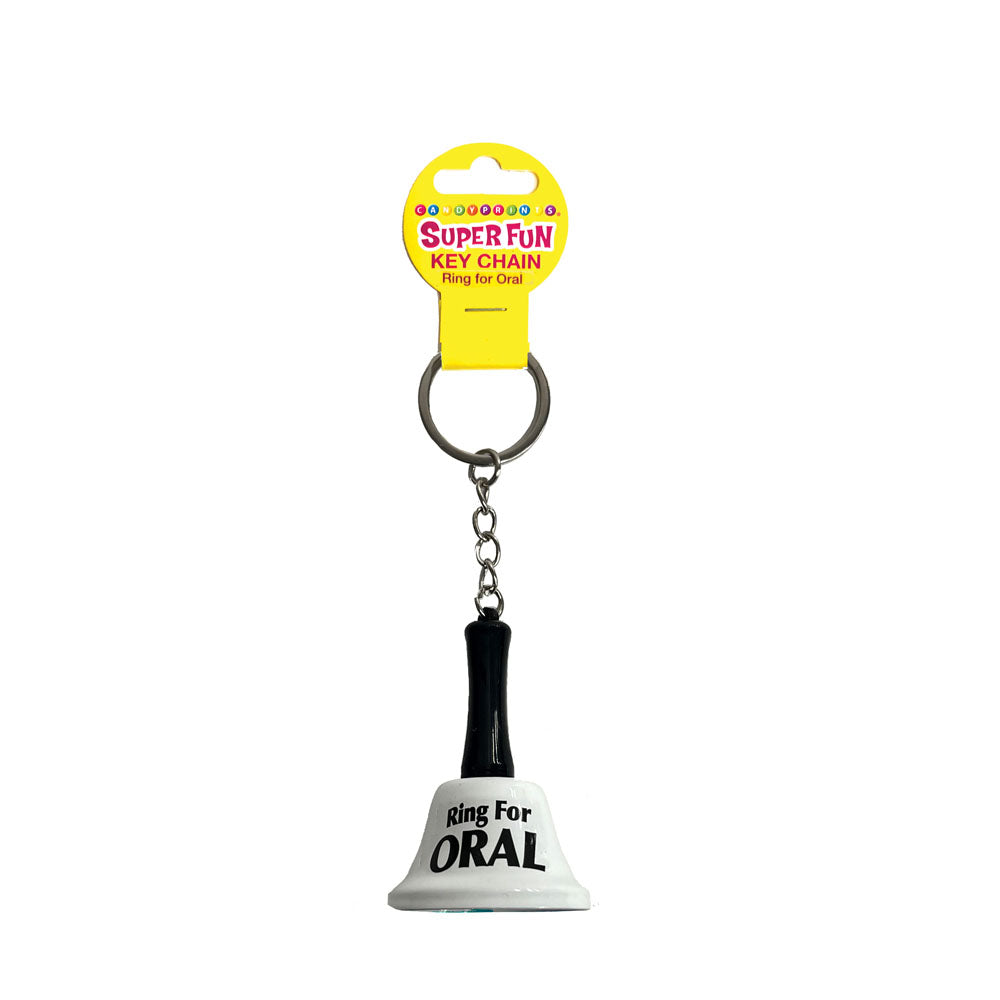 Super Fun Key Chain - Ring For Oral - Novelty Bell Keychain - Hush Store Sydney 