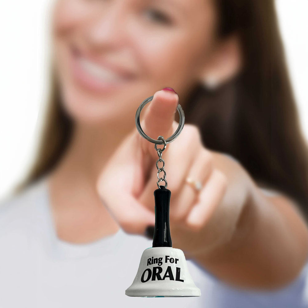 Super Fun Key Chain - Ring For Oral - Novelty Bell Keychain - Hush Store Sydney 