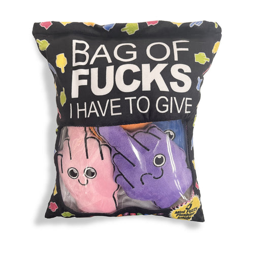 Mini Fuzzy FU Plushy Pillows - Set of 5 - Hush Store Sydney