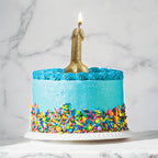 Glitterati Gold Glitter Penis Candle - Gold 10 cm Penis Party Candle