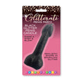 Glitterati Black Glitter Penis Candle - Black 10 cm Penis Party Candle - Hush Store Sydney 
