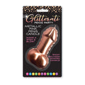 Glitterati Metallic Pink Penis Candle - Rose Gold 10 cm Penis Party Candle - Hush Store Sydney 