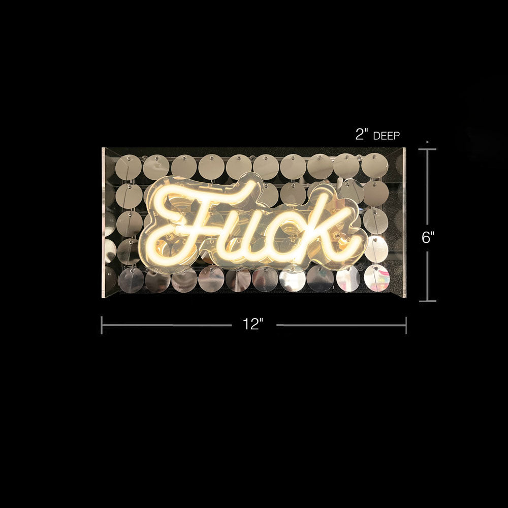Fuck Neon Light Sign - Novelty Neon Light - Hush Store Sydney 