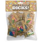 Suck a Bag of Dicks! Bag of 25 - Pecker Lollies - Bulk Bag of 25 Party Packs - Hush Store Sydney 