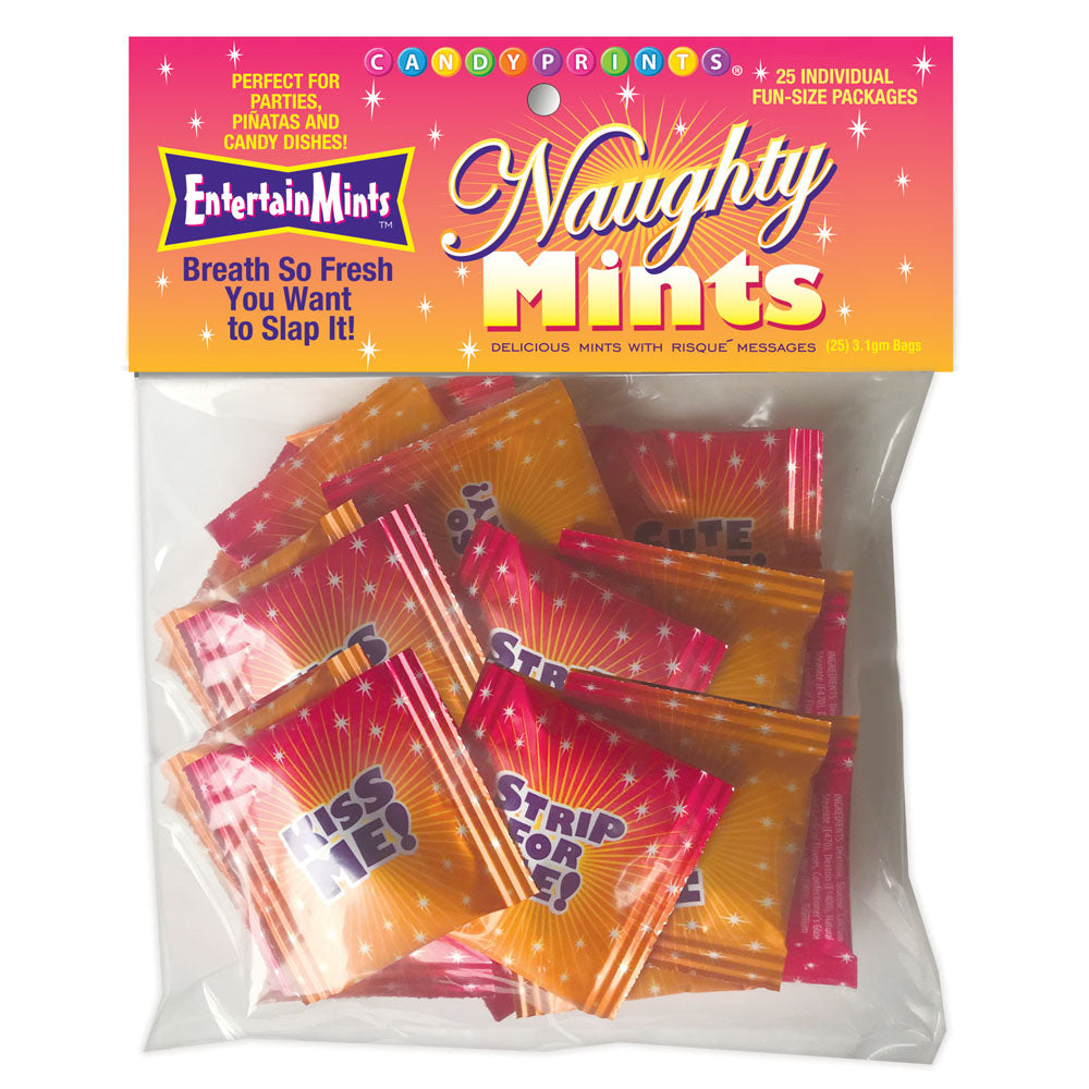 Naughty Mints - Bulk Bag of 25 Party Packs - Hush Store Sydney 