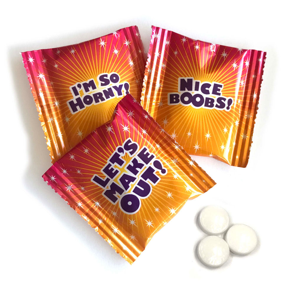 Naughty Mints - Bulk Bag of 25 Party Packs - Hush Store Sydney 