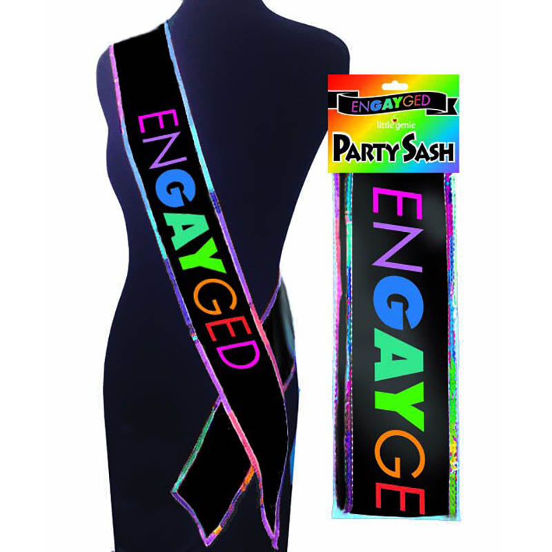 EnGAYged Sash - Novelty Sash - Hush Store Sydney 