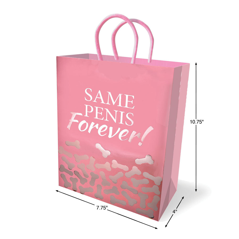 Same Penis Forever Gift Bag - Novelty Gift Bag - Hush Store Sydney 