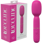 LOVELINE Bella - Pink - Pink 14 cm USB Rechargeable Massage Wand - Hush Store Sydney 
