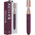 LOVELINE The Traveler - Burgundy - Burgundy 17.6 cm USB Rechargeable Vibrator with Lube Applicator - Hush Store Sydney 