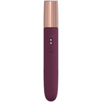 LOVELINE The Traveler - Burgundy - Burgundy 17.6 cm USB Rechargeable Vibrator with Lube Applicator