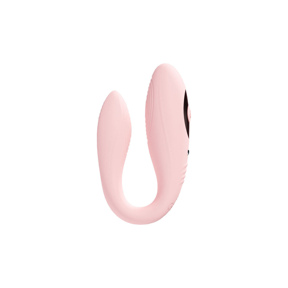 LOVELINE Charme Dual Motor Vibe - Pink USB Rechargeable Dual Motor Vibrator with Wireless Remote - Hush Store Sydney 