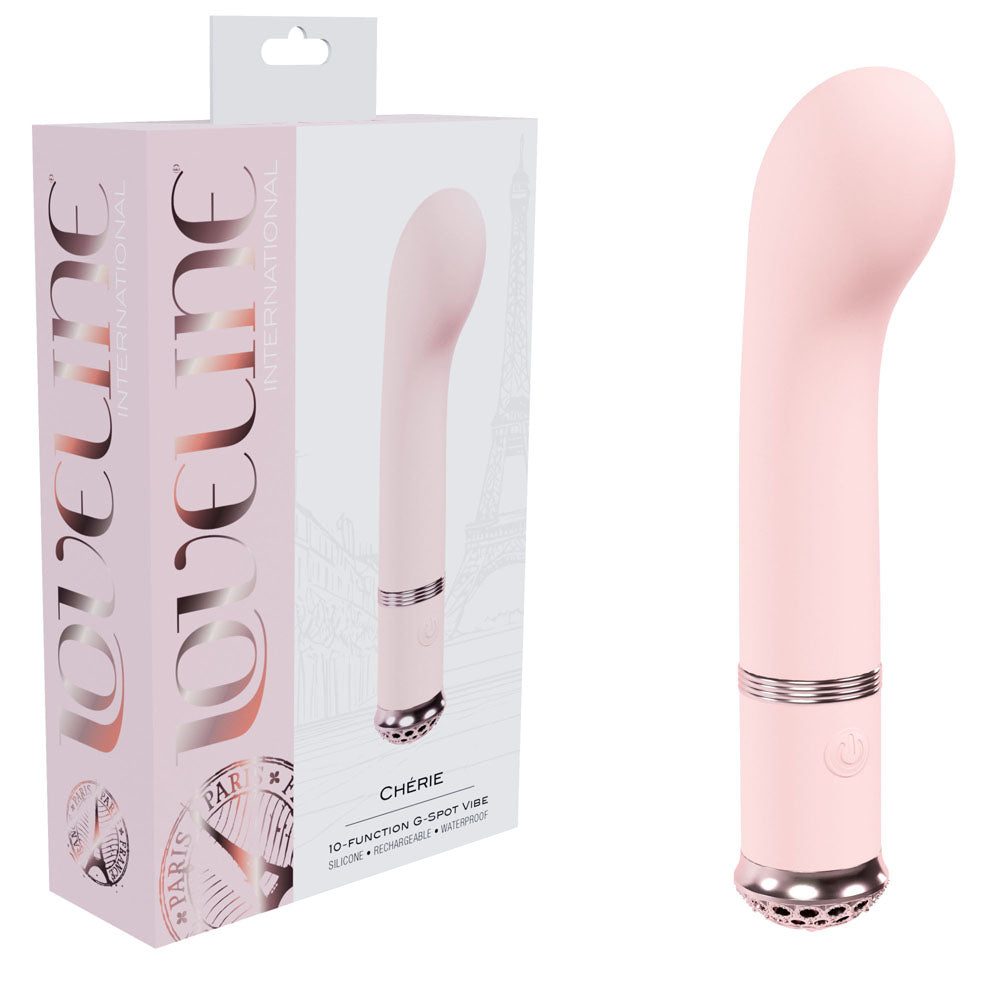 LOVELINE Cherie - Pink - Pink 14 cm USB Rechargeable Vibrator