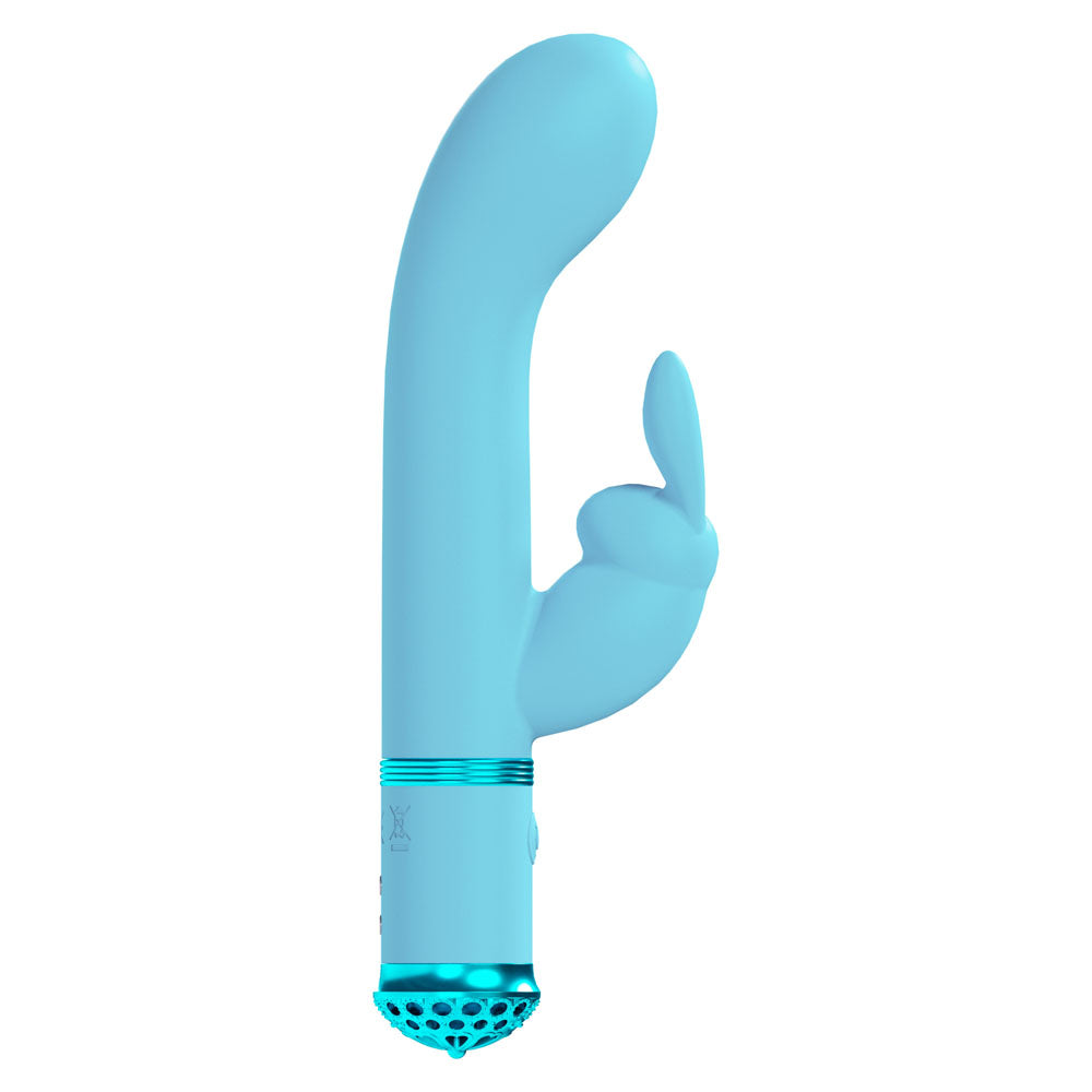 LOVELINE Belle - Blue - Blue 15.6 cm USB Rechargeable Rabbit VIbrator