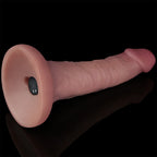 Dual Density Power Cock - 6 Inch Flesh - Flesh 16 cm USB Rechargeable Vibrating Dong