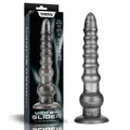King Sized Vibrating Vibrax Slider - Grey 32.3 cm (12.5'') USB Rechargeable Vibrating Dildo - Hush Store Sydney 