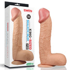King Size 10.5'' Realistic Dildo - Flesh 26.7 cm Dong