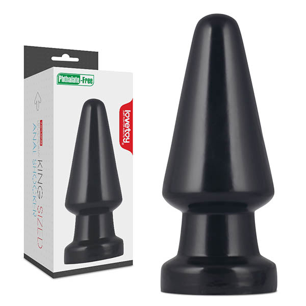 King Sized 7.5'' Anal Shocker - Black 19 cm Mega Butt Plug