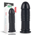 King Sized 8'' Anal Bumper - Black 22.5 cm Mega Butt Plug - Hush Store Sydney 
