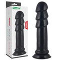 King Sized Anal Ripples - Black 28.5 cm (11.5'') Mega Anal Plug - Hush Store Sydney 