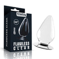 Flawless Clear Anal Plug 4.5'' - Clear 11.5 cm Butt Plug - Hush Store Sydney 