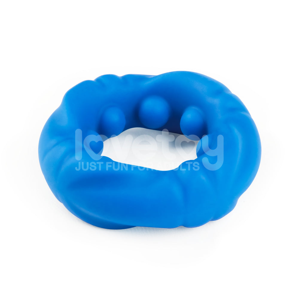 Pinnacle Pro Ridge Bump Stretcher - Blue Cock Ring - Hush Store Sydney 