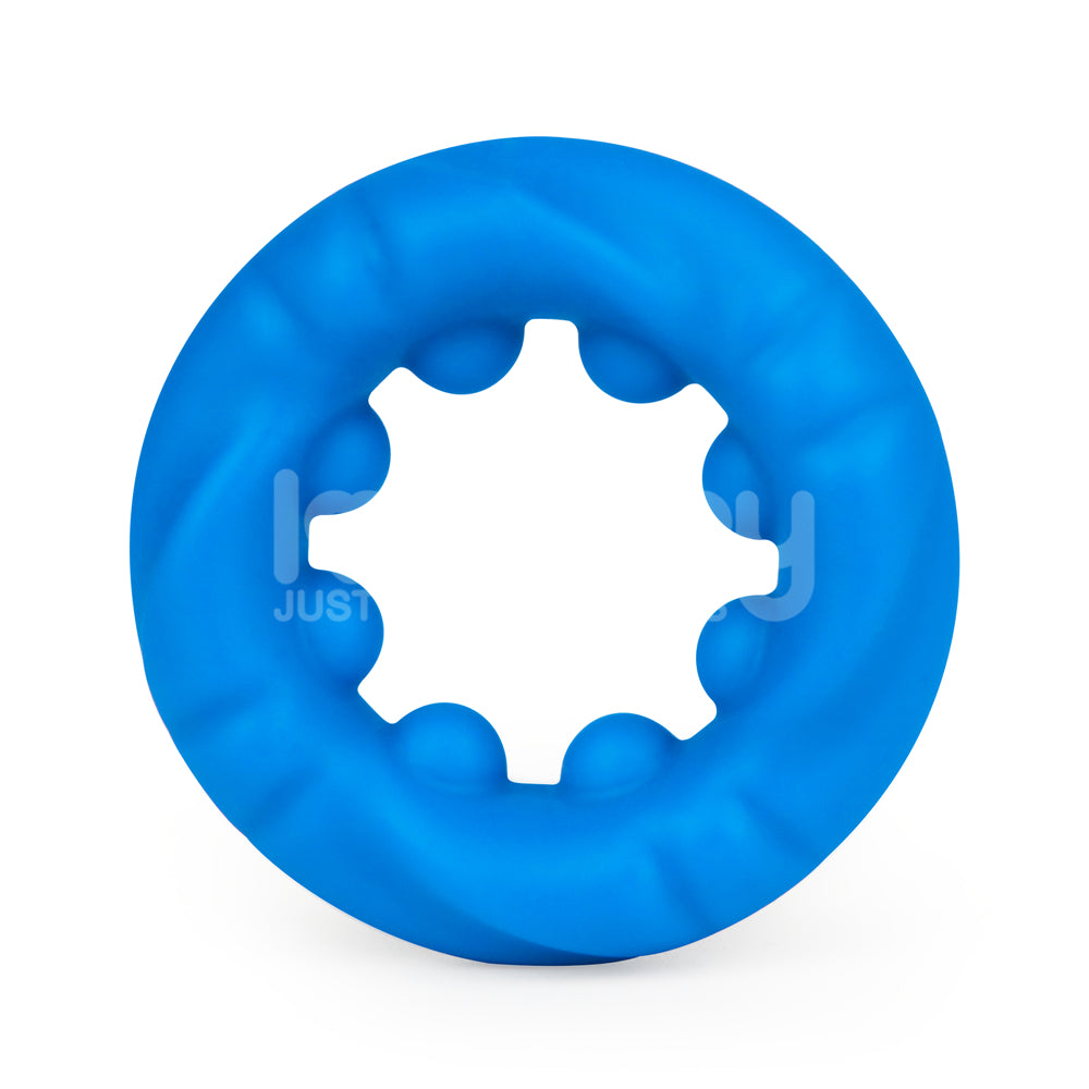 Pinnacle Pro Ridge Bump Stretcher - Blue Cock Ring - Hush Store Sydney 