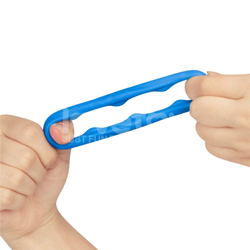 Pinnacle Pro Ridge Bump Stretcher - Blue Cock Ring - Hush Store Sydney 