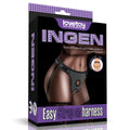 Ingen Easy Strap-On Harness - Black Adjustable Strap-On Harness (No Probe Included) - Hush Store Sydney 