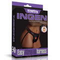Ingen Easy Strap-On Harness - Black Adjustable Strap-On Harness (No Probe Included) - Hush Store Sydney 