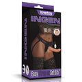 Ingen Vibrating Easy Strap-On Set - Flesh 21.6 cm (8.5'') Vibrating Strap-On - Hush Store Sydney 