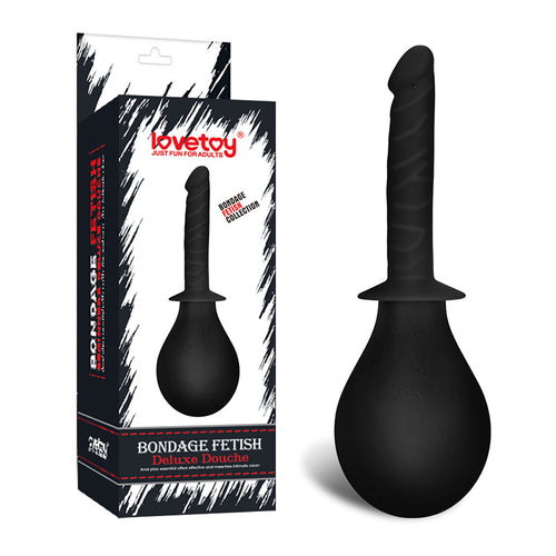 Bondage Fetish Deluxe Douche - Black Unisex Douche - Hush Store Sydney 