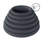 LEVELZ Classic Silicone Cock Ring Set of 6 - Black Cock Rings - Set of 6 Sizes - Hush Store Sydney 