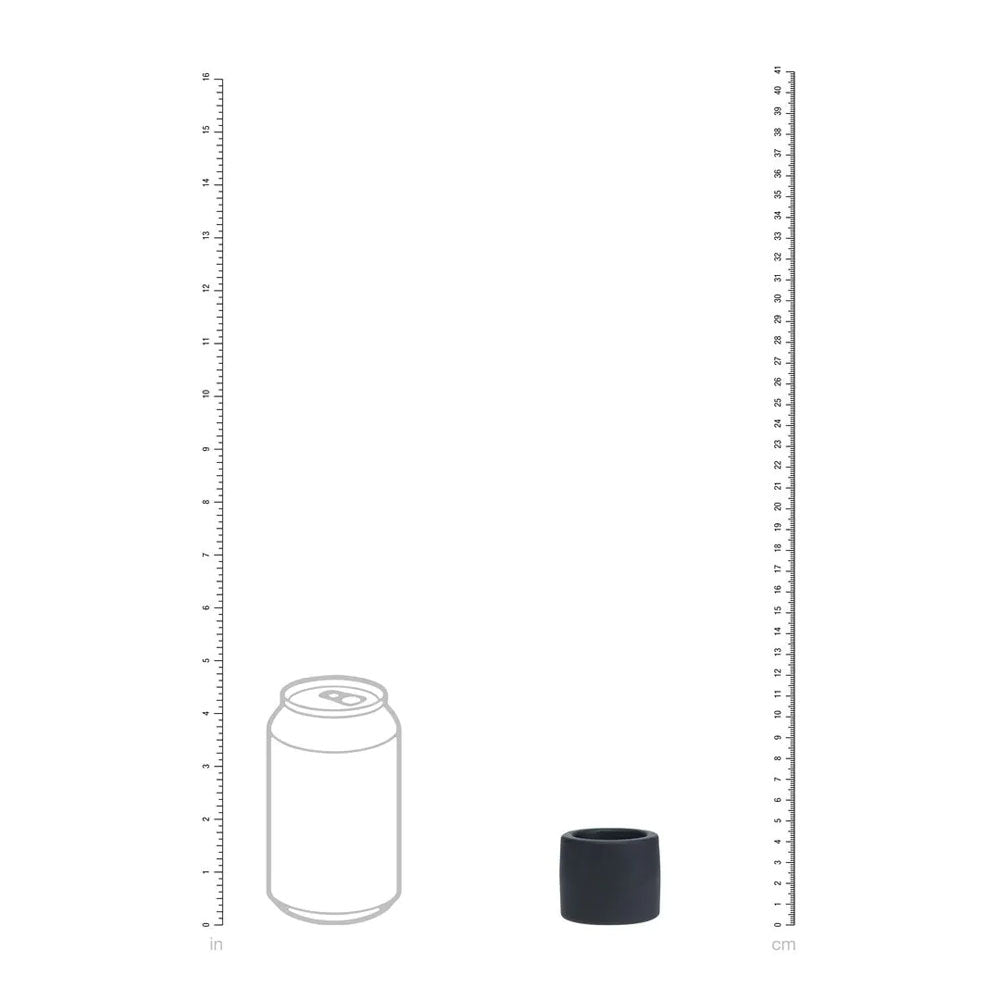 LEVELZ Liquid Silicone Ball Strap - L - Black - Black Ball Strap - Hush Store Sydney 