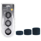 LEVELZ Liquid Silicone Ball Strap Set of 3 - Black - Black Ball Stretchers - Set of 3 Sizes - Hush Store Sydney 