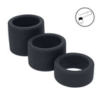 LEVELZ Liquid Silicone Ball Strap Set of 3 - Black - Black Ball Stretchers - Set of 3 Sizes - Hush Store Sydney 