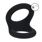 LEVELZ Double O Silicone Cock Ring - M - Black - Black Cock & Balls Rings - Hush Store Sydney 