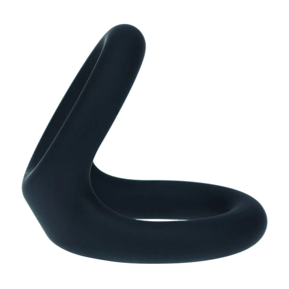 LEVELZ Double O Silicone Cock Ring - M - Black - Black Cock & Balls Rings - Hush Store Sydney 